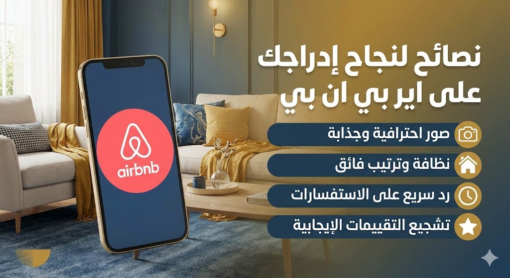 نصائح لنجاح إدراجك على اير بي ان بي