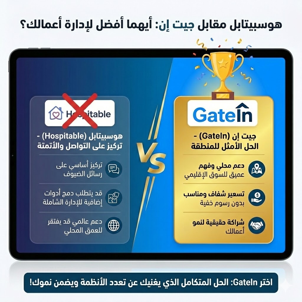 هوسبيتابل مقابل جيت إن: أيهما أفضل؟